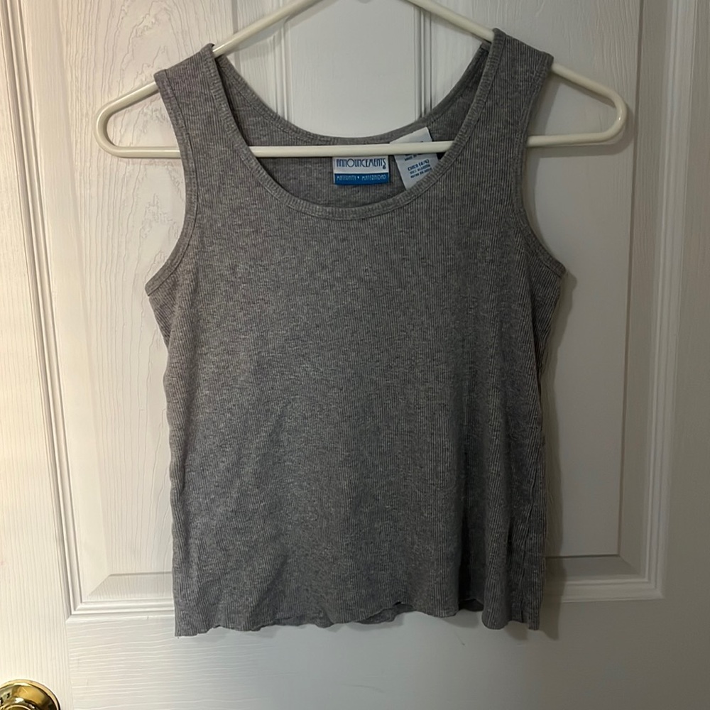 Grey Knit Tank top